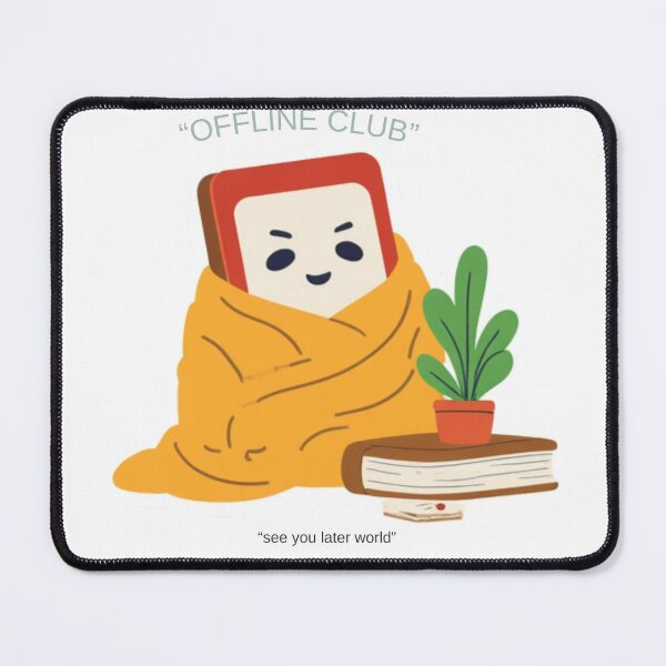 Item preview, Offline Club – Digital Detox Chill Aesthetic T-Shirt designed and sold by CHILLORA.