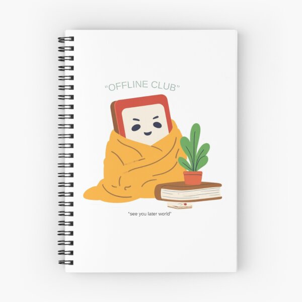 Item preview, Offline Club – Digital Detox Chill Aesthetic T-Shirt designed and sold by CHILLORA.
