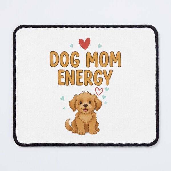 Item preview, Dog Mom Energy Cute Minimalist Dog Lover designed and sold by Studioyasmin.