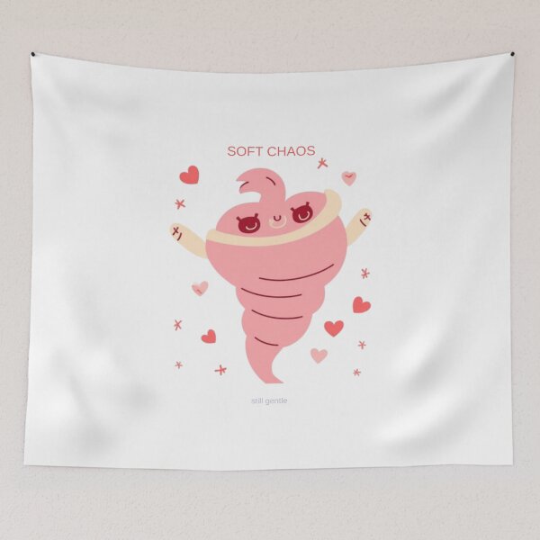 Item preview, Soft Chaos – Cute Aesthetic Chill T-Shirt designed and sold by CHILLORA.