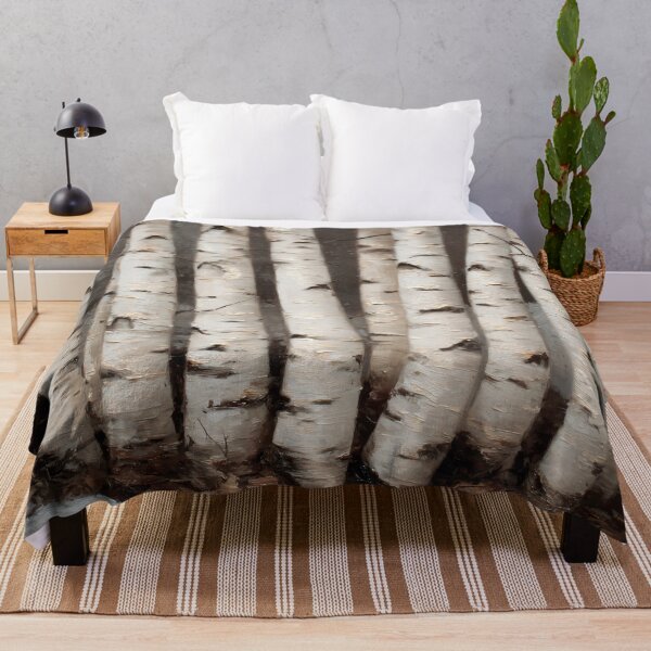 Item preview, Birch Trees in a Serene Forest designed and sold by lautir.