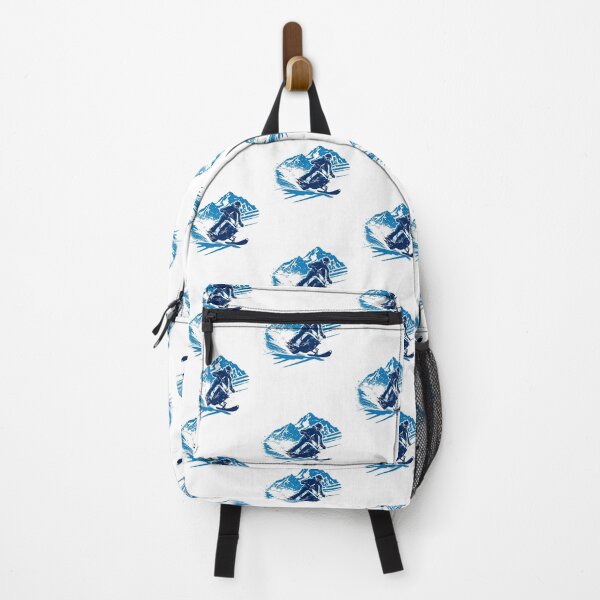 Item preview, Snowmobile Adventure - Riding Down Snowy Mountains. designed and sold by LunaPrintCo.