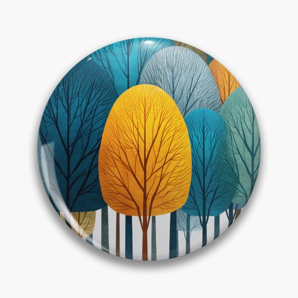 Item preview, Colorful Forest of Vibrant Trees designed and sold by lautir.