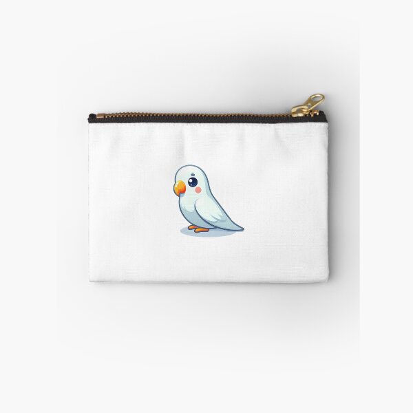 Item preview, Cute cartoon budgerigar with a cheerful expression and vibrant colors. designed and sold by cave-canvas.