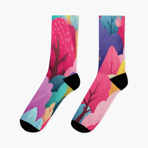 Item preview, Vibrant Abstract Forest designed and sold by lautir.