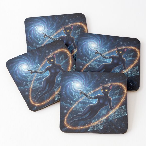Item preview, Cosmic Black Panther - Astra designed and sold by Cosmic Zoo.