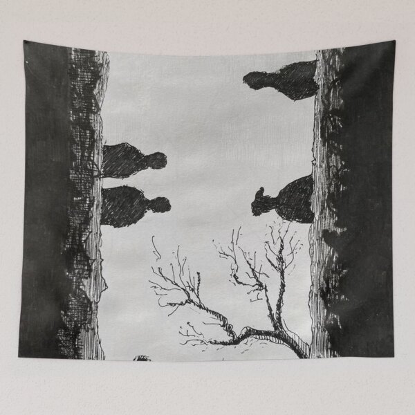 Item preview, Watching Shadows – Surreal Isolation Illustration designed and sold by Grind107.