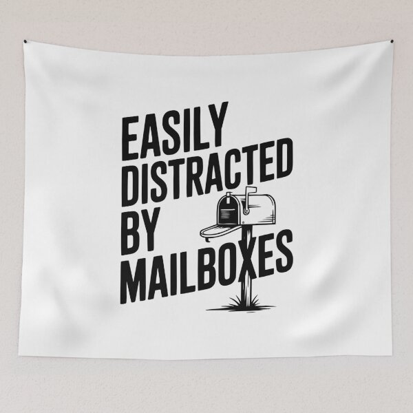Item preview, Easily Distracted by Mailboxes designed and sold by Frank Ring.