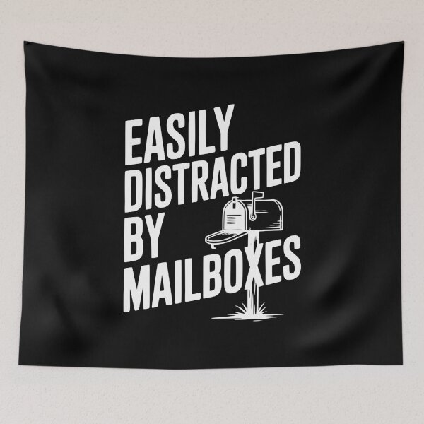 Item preview, Easily Distracted by Mailboxes designed and sold by Frank Ring.