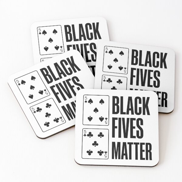 Item preview, Black Fives Matter designed and sold by sarahdoesdesign.