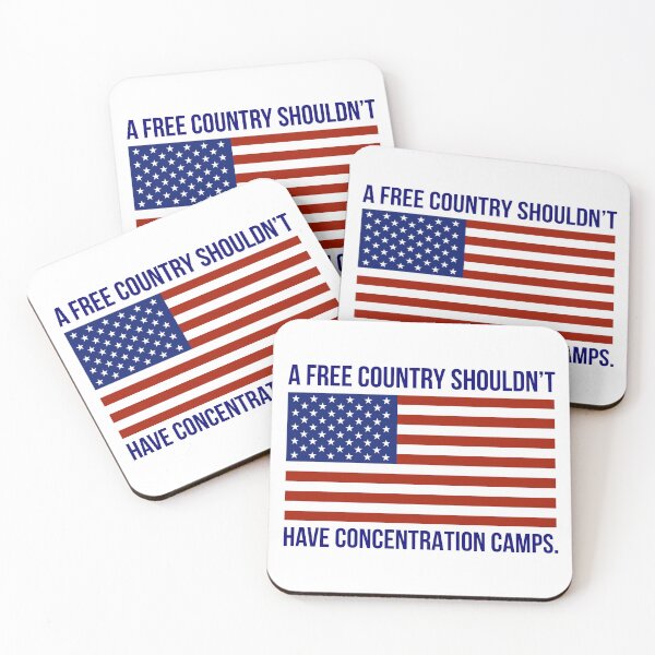 Item preview, A free country shouldn’t have concentration camps. designed and sold by Rachel the Artist .