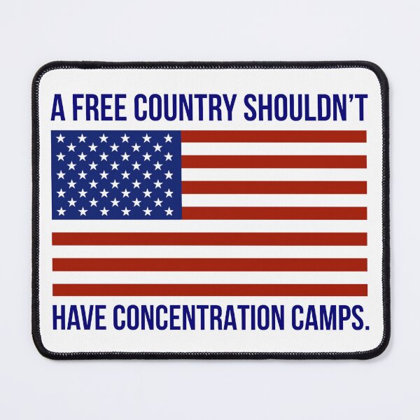 Item preview, A free country shouldn’t have concentration camps. designed and sold by Rachel the Artist .