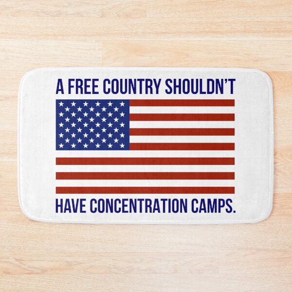 Item preview, A free country shouldn’t have concentration camps. designed and sold by Rachel the Artist .
