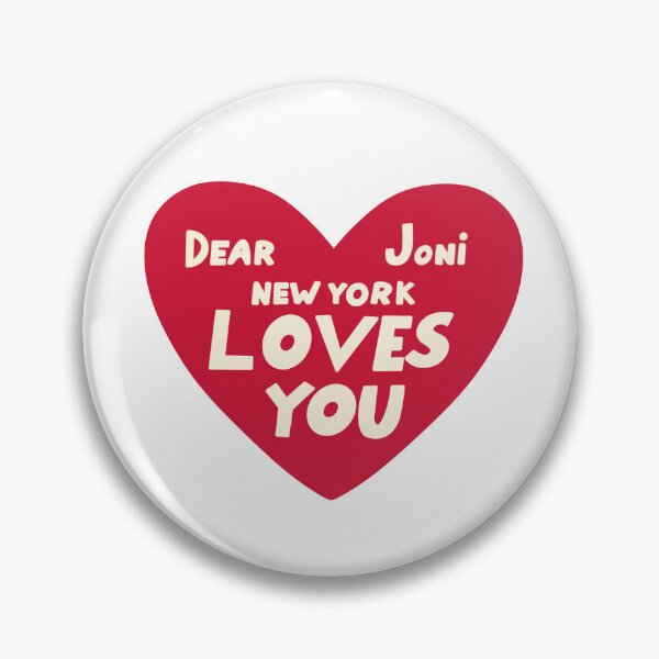 Item preview, Dear Joni, New York loves you - dark red designed and sold by annaseditss.