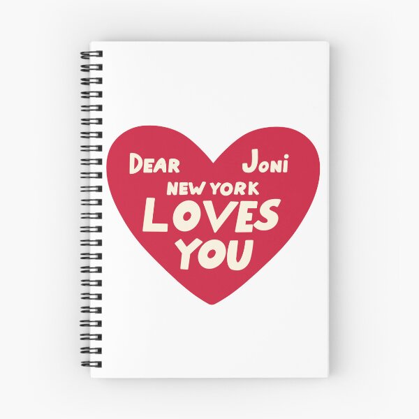 Item preview, Dear Joni, New York loves you - dark red designed and sold by annaseditss.