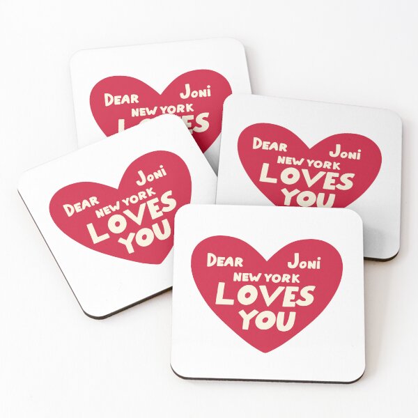 Item preview, Dear Joni, New York loves you - dark red designed and sold by annaseditss.