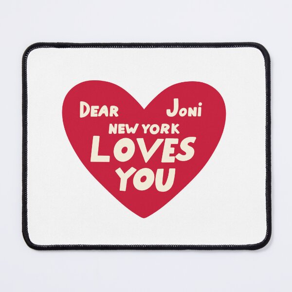 Item preview, Dear Joni, New York loves you - dark red designed and sold by annaseditss.