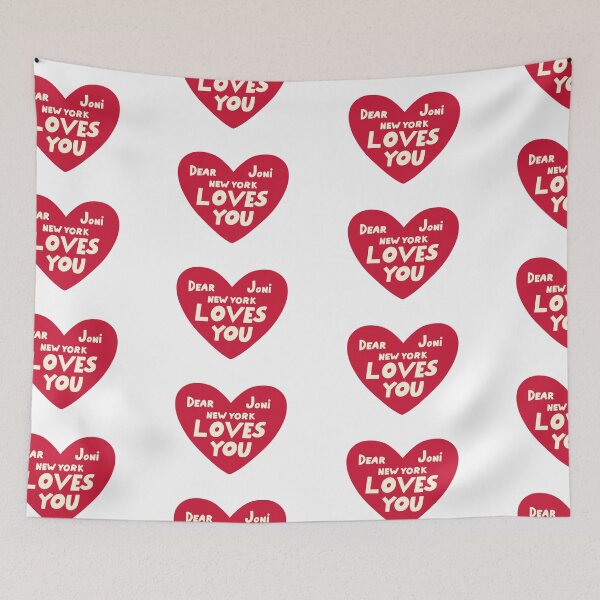 Item preview, Dear Joni, New York loves you - dark red designed and sold by annaseditss.