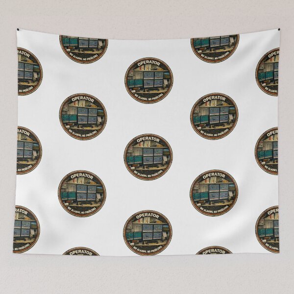Item preview, Operator – No Alarms, No Problems | Oilfield Control Room Badge designed and sold by DigiWoosh.