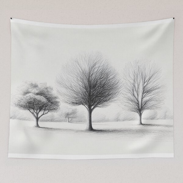 Item preview, Serene Winter Trees designed and sold by lautir.