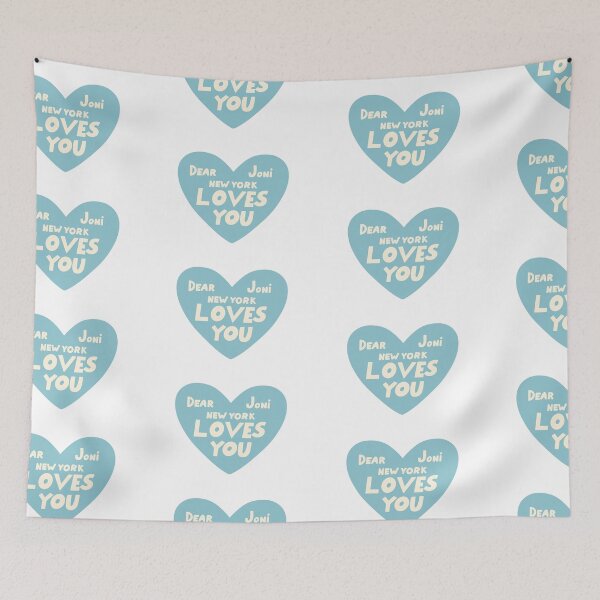 Item preview, Dear Joni, New York loves you - blue designed and sold by annaseditss.