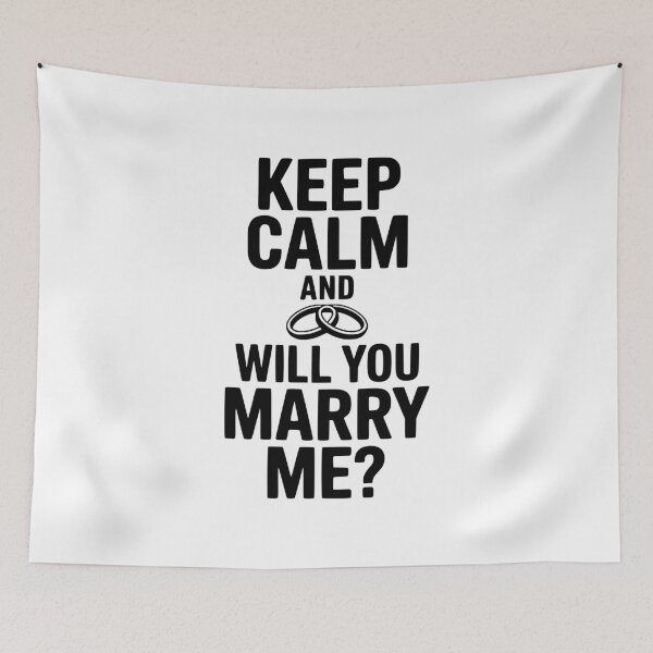 Item preview, Keep Calm and Will You Marry Me? designed and sold by Frank Ring.
