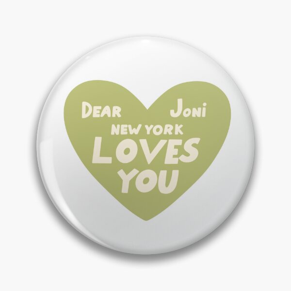 Item preview, Dear Joni, New York loves you - green designed and sold by annaseditss.
