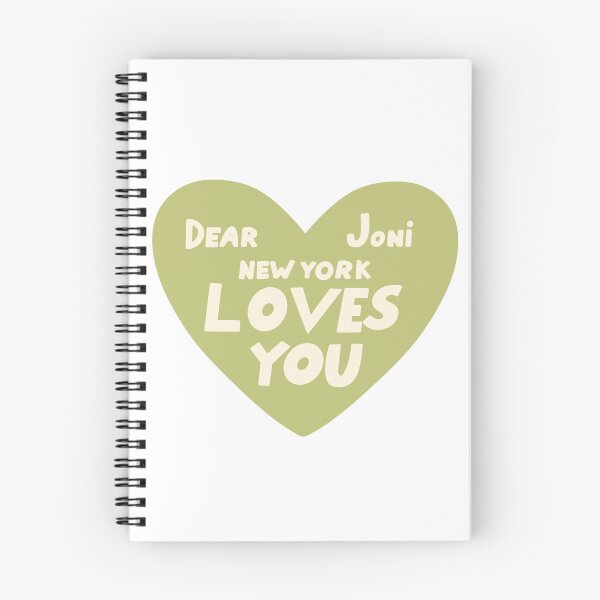 Item preview, Dear Joni, New York loves you - green designed and sold by annaseditss.