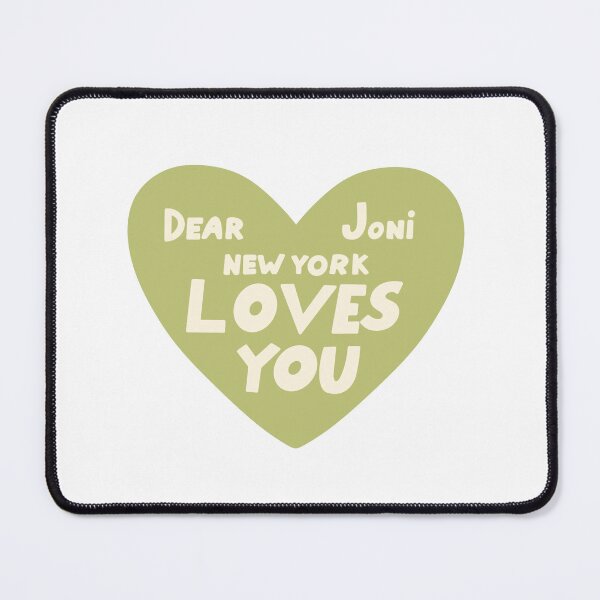 Item preview, Dear Joni, New York loves you - green designed and sold by annaseditss.