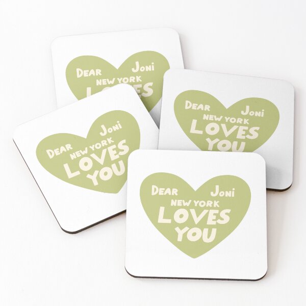 Item preview, Dear Joni, New York loves you - green designed and sold by annaseditss.