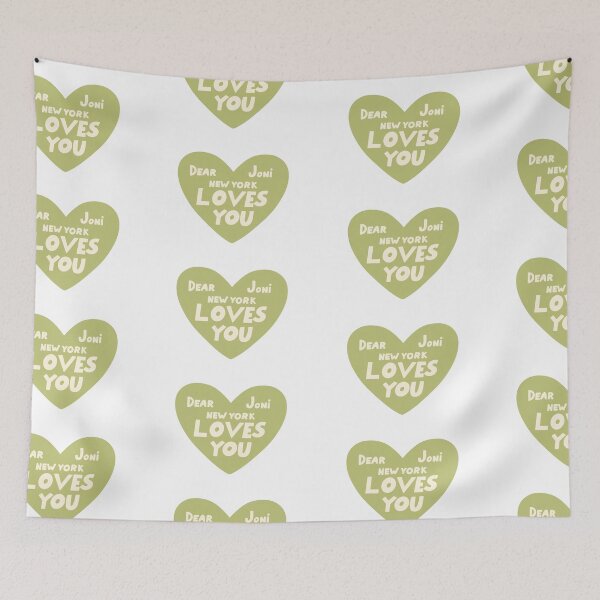 Item preview, Dear Joni, New York loves you - green designed and sold by annaseditss.