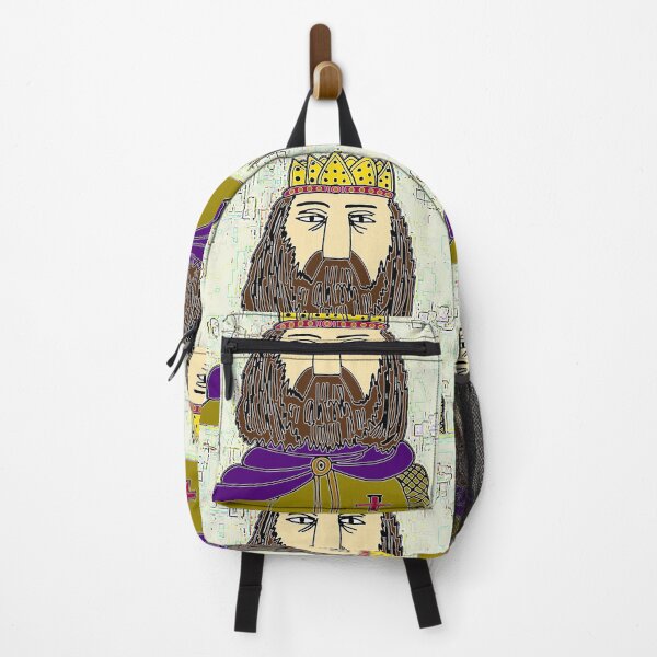 Item preview, "Medieval King Portrait with Crown and Crusader Emblem" designed and sold by nighttime1990.