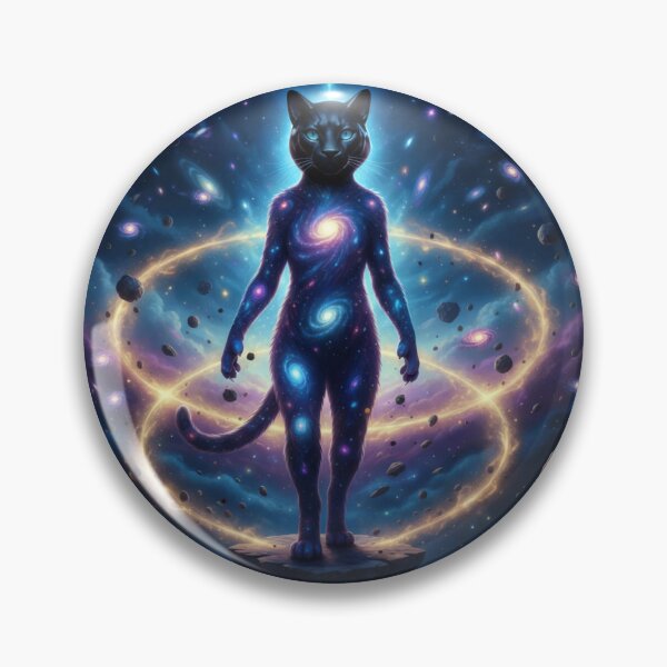 Item preview, Cosmic Black Panther - Nebula designed and sold by Cosmic Zoo.