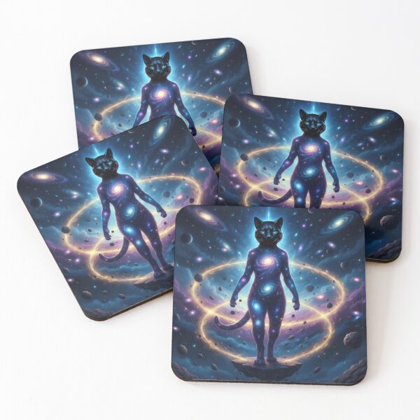 Item preview, Cosmic Black Panther - Nebula designed and sold by Cosmic Zoo.