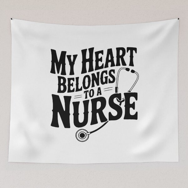 Item preview, My Heart Belongs to a Nurse designed and sold by Frank Ring.