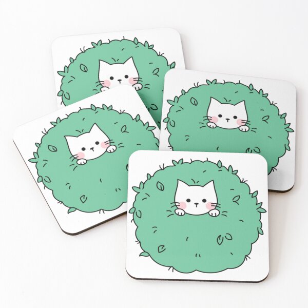 Item preview, Cute Kitten in a Bush  designed and sold by kyokyyosei.