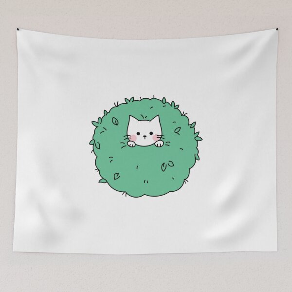 Item preview, Cute Kitten in a Bush  designed and sold by kyokyyosei.