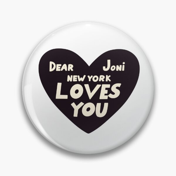Item preview, Dear Joni, New York loves you - Black designed and sold by annaseditss.