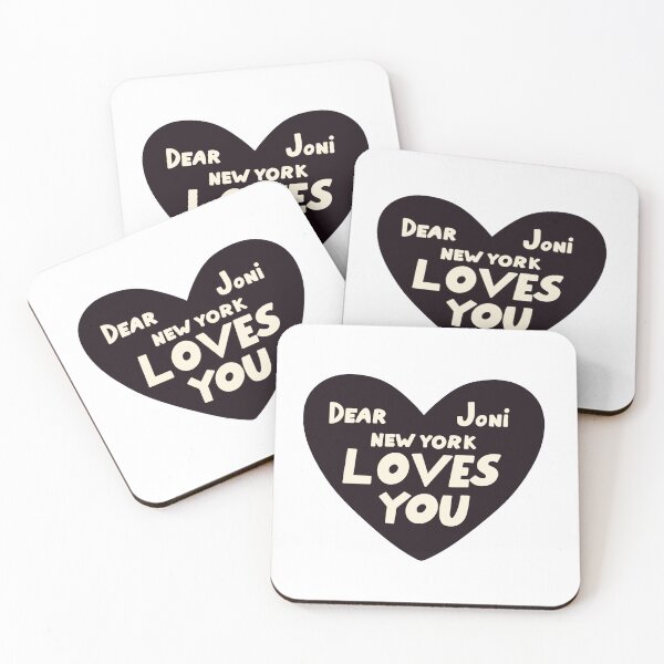 Item preview, Dear Joni, New York loves you - Black designed and sold by annaseditss.