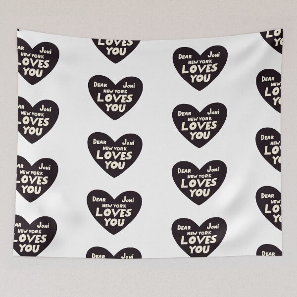 Item preview, Dear Joni, New York loves you - Black designed and sold by annaseditss.
