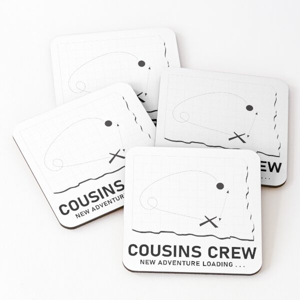 Item preview, Cousins Crew – New Adventure Loading Funny Family Travel T Shirt Design designed and sold by PixelWaveBD.