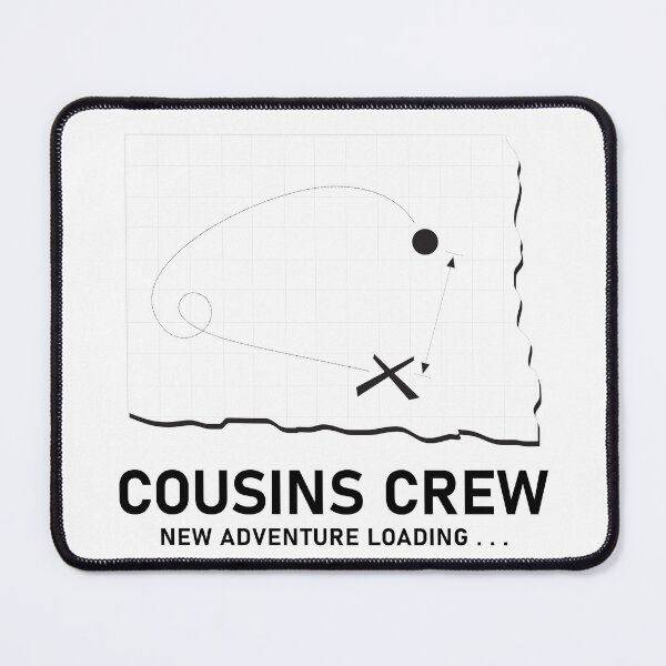 Item preview, Cousins Crew – New Adventure Loading Funny Family Travel T Shirt Design designed and sold by PixelWaveBD.