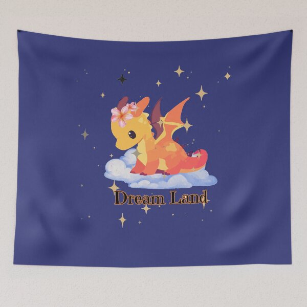 Item preview, Baby Dragon in Dream Land designed and sold by Uplifting Vib'n Design and Decor .