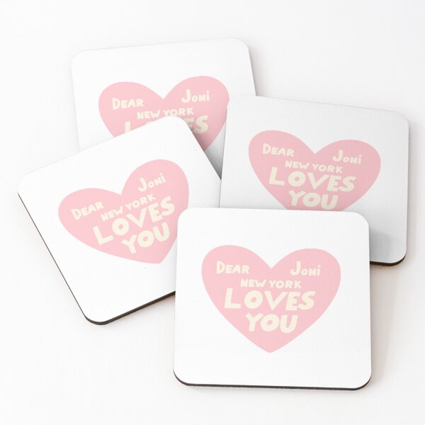 Item preview, Dear Joni, New York loves you - pink designed and sold by annaseditss.