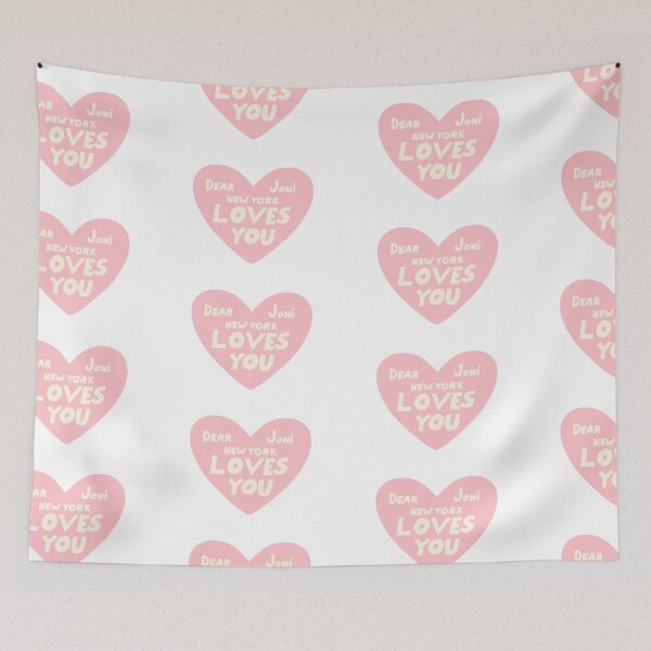 Item preview, Dear Joni, New York loves you - pink designed and sold by annaseditss.