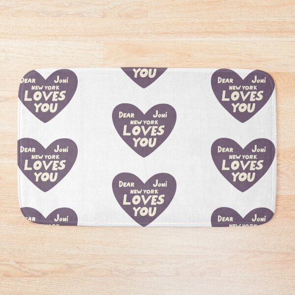 Item preview, Dear Joni, New York loves you - purple designed and sold by annaseditss.