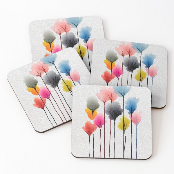 Item preview, Colorful Abstract Trees designed and sold by lautir.