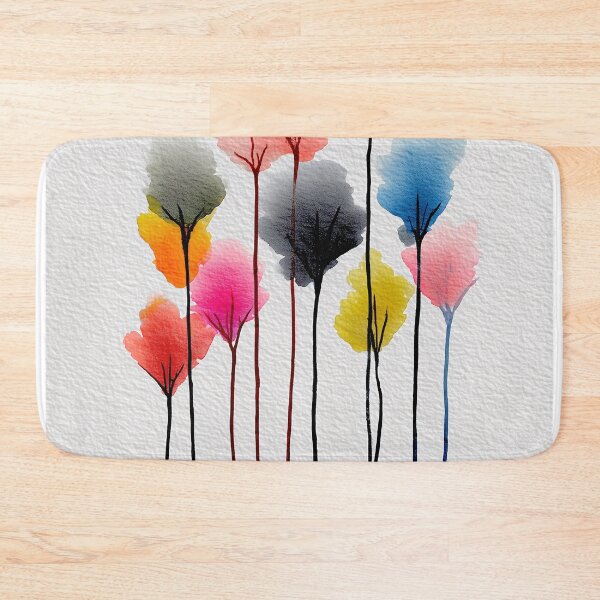 Item preview, Colorful Abstract Trees designed and sold by lautir.