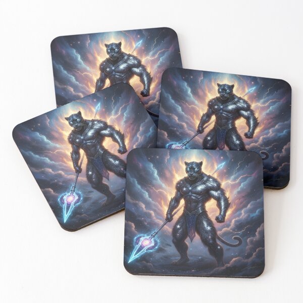 Item preview, Cosmic Black Panther - Orion designed and sold by Cosmic Zoo.
