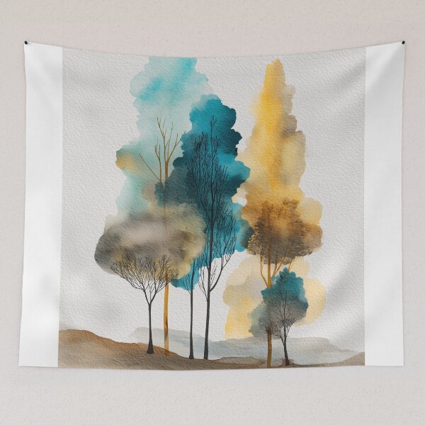 Item preview, Watercolor Forest Scene designed and sold by lautir.